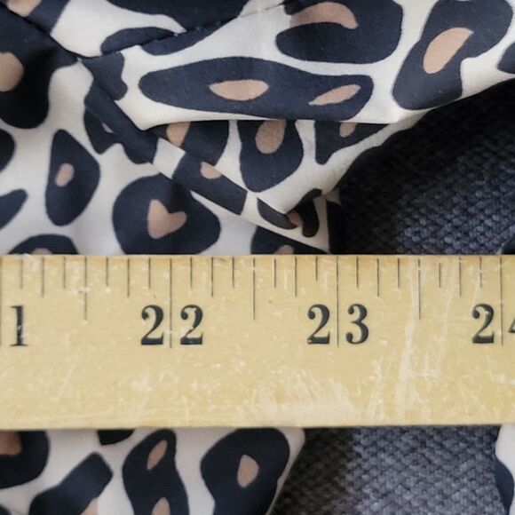 Dennis by Dennis Basso L Animal Print 7 Rain Trench Coat 728 - Picture 9 of 10